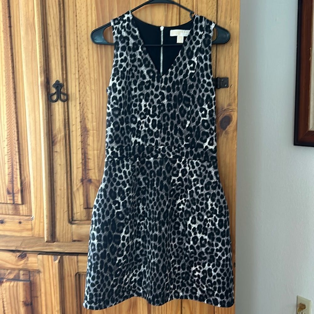 Michael Kors Leopard Print Dress
